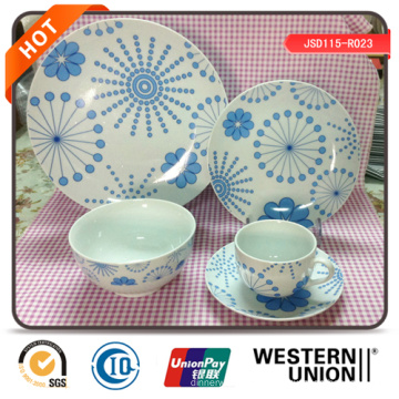 47ПК dinnerware фарфора